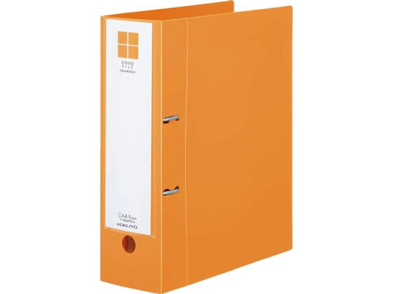 コクヨ Dリングファイル[スムーススタイル] A4タテとじ厚70mmオレンジ 1冊（ご注文単位1冊)【直送品】