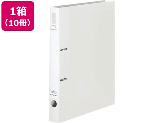 コクヨ Dリングファイル[スムーススタイル] A4タテとじ厚20mmオフホワイト10冊 1箱（ご注文単位1箱)【直送品】
