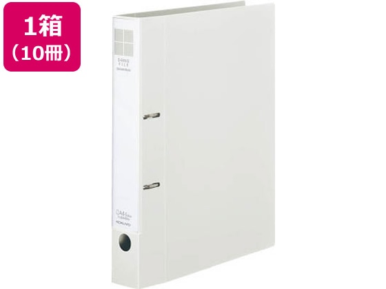 コクヨ Dリングファイル[スムーススタイル] A4タテとじ厚30mmオフホワイト10冊 1箱（ご注文単位1箱)【直送品】