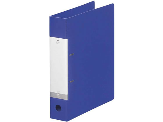 リヒトラブ D型リングファイル A4タテ 背幅56mm 青 G2240-8 1冊（ご注文単位1冊)【直送品】