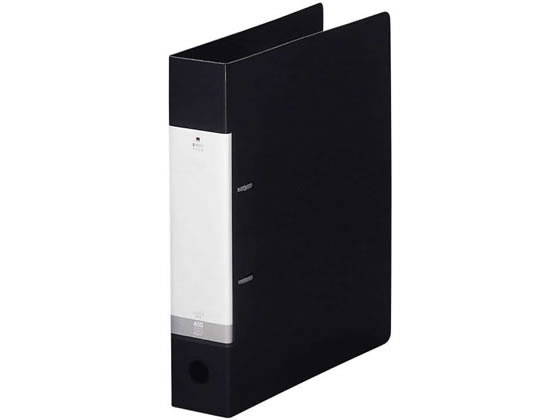 リヒトラブ D型リングファイル A4タテ 背幅56mm 黒 G2240-24 1冊（ご注文単位1冊)【直送品】