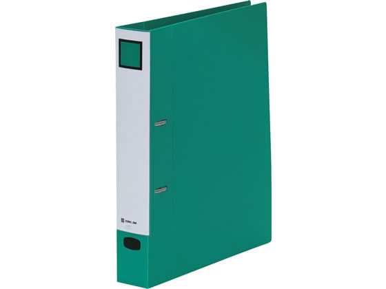 キングジム Dリングファイル〈脱・着〉A4タテ とじ厚35 緑 1冊（ご注文単位1冊)【直送品】