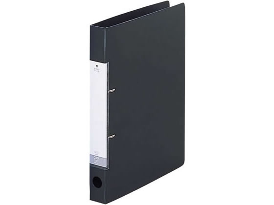 リヒトラブ D型リングファイル A4タテ 背幅34mm 黒 G2220-24 1冊（ご注文単位1冊)【直送品】