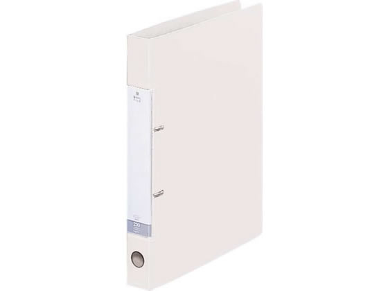 リヒトラブ D型リングファイル A4タテ 背幅34mm 白 G2220-0 1冊（ご注文単位1冊)【直送品】