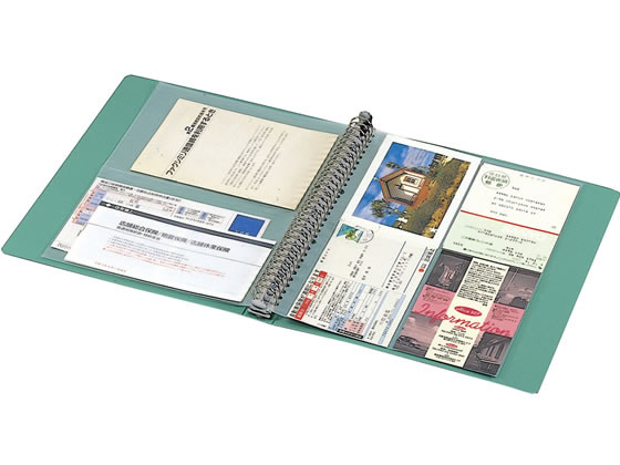 コクヨ リングファイル〈30穴〉背幅33mm A4タテ 緑 10冊 1箱（ご注文単位1箱)【直送品】