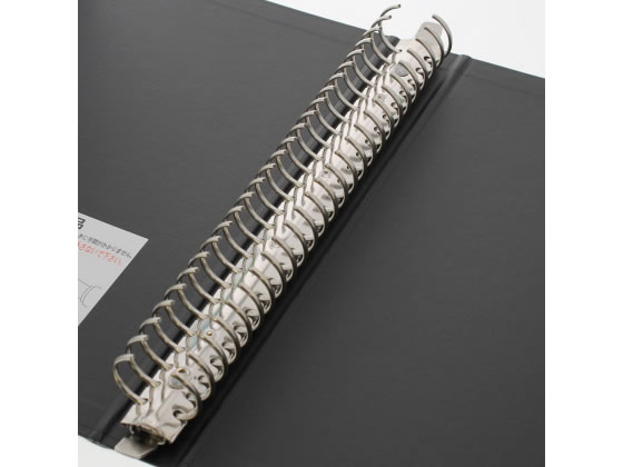 マルマン メタルバインダー(ダブロック) B5タテ 内径25mm ブラック 1冊(ご注文単位1冊)【直送品】