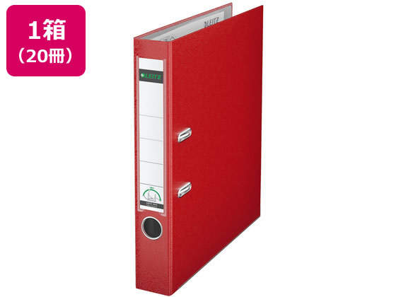 ライツ レバーアーチファイル A4タテ 背幅55mm レッド 20冊 1箱(ご注文単位1箱)【直送品】