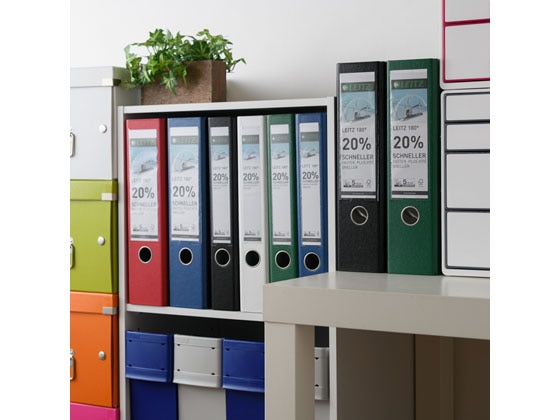 ライツ レバーアーチファイル A4タテ 背幅55mm レッド 20冊 1箱(ご注文単位1箱)【直送品】