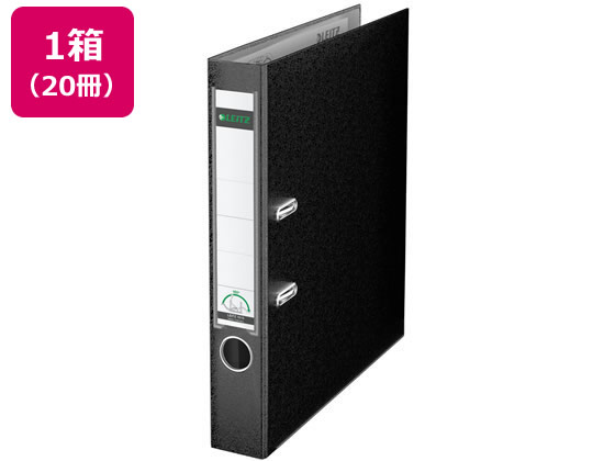 ライツ レバーアーチファイル A4タテ 背幅55mm ブラック20冊 1箱(ご注文単位1箱)【直送品】