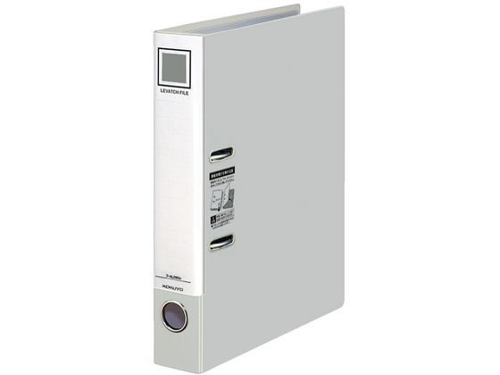 コクヨ レバッチファイル A4 とじ厚28 シルバー 1冊（ご注文単位1冊)【直送品】