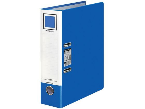 コクヨ レバッチファイル A4 とじ厚48 青 1冊（ご注文単位1冊)【直送品】
