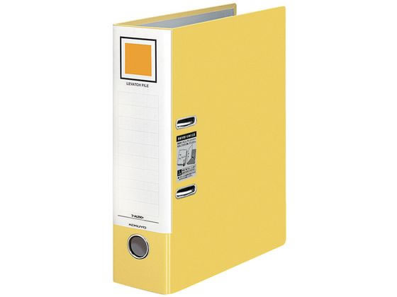 コクヨ レバッチファイル A4 とじ厚48 黄 1冊（ご注文単位1冊)【直送品】