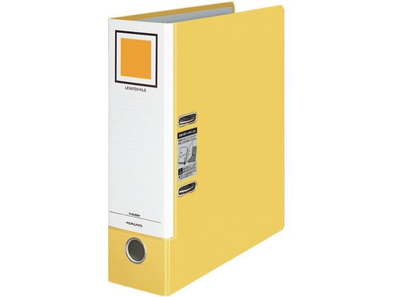 コクヨ レバッチファイル A4 とじ厚68 黄 1冊（ご注文単位1冊)【直送品】