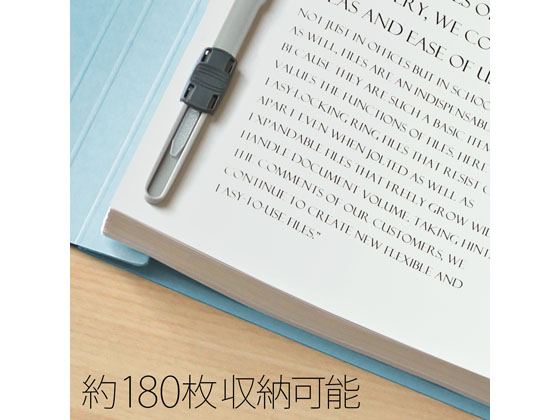 プラス フラットファイル ノンステッチ A4ヨコ ロイヤルブルー NO.022N 1冊(ご注文単位1冊)【直送品】