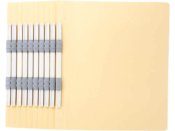 Forestway フラットファイルライト A4タテ とじ厚15mm 黄 100冊 1箱(ご注文単位1箱)【直送品】