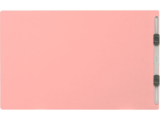 プラス フラットファイル厚とじ ノンステッチ A4ヨコ ピンク NO.022NW 1冊(ご注文単位1冊)【直送品】