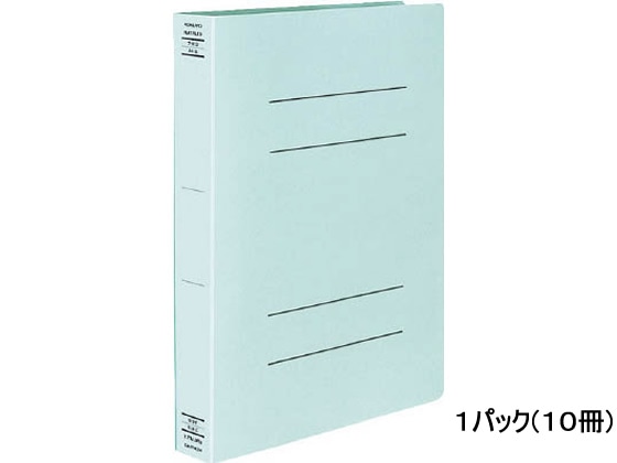 コクヨ フラットファイルX(スーパーワイド) A4タテ とじ厚40mm 青 10冊 1パック（ご注文単位1パック)【直送品】