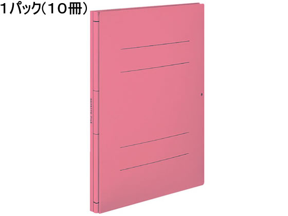 コクヨ ガバットファイル〈ツイン〉(活用・紙製) A4タテ ピンク 10冊 1パック(ご注文単位1パック)【直送品】