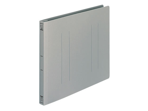 コクヨ フラットファイルPP A4ヨコ とじ厚15mm グレー フ-H15M 1冊(ご注文単位1冊)【直送品】