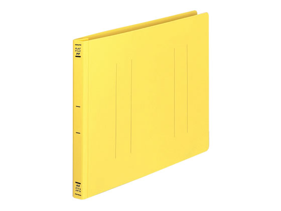 コクヨ フラットファイルPP A4ヨコ とじ厚15mm 黄 フ-H15Y 1冊(ご注文単位1冊)【直送品】