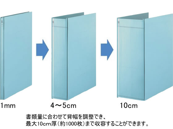 コクヨ ガバットファイル〈NEOS〉A4-Sターコイズブルー 10冊 1箱(ご注文単位1箱)【直送品】