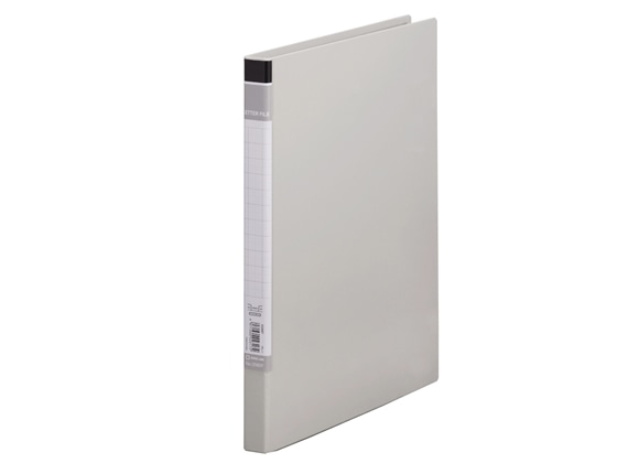キングジム レターファイルBF A4タテ とじ厚10mm グレー 358BFクレ 1冊(ご注文単位1冊)【直送品】
