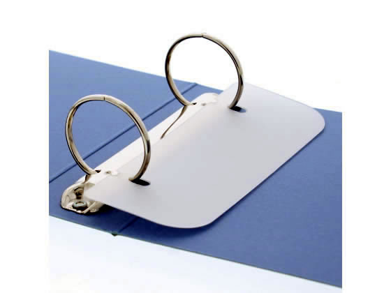 ライオン事務器 統一伝票用ペットファイル 内径25mm 青 10冊 1箱(ご注文単位1箱)【直送品】