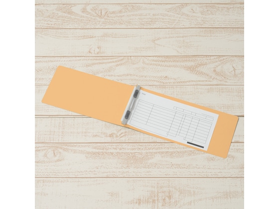 プラス フラットファイル ノンステッチ 統一伝票用 イエロー 10冊 1パック（ご注文単位1パック)【直送品】