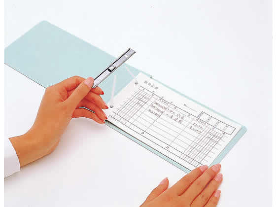 コクヨ 伝票用フラットファイル 振替伝票用 とじ厚15mm 青 1冊(ご注文単位1冊)【直送品】