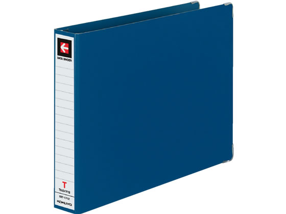 コクヨ データバインダーT(バースト用) T8.5×Y12 17穴 青 1冊(ご注文単位1冊)【直送品】