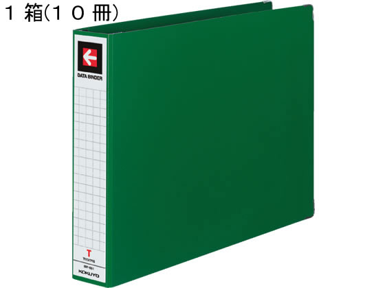 コクヨ データバインダーT(バースト用・ワイド)T11×Y15 緑10冊 1箱(ご注文単位1箱)【直送品】