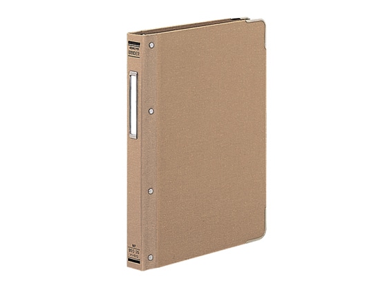 コクヨ バインダーMP(布貼り) B5タテ 26穴 茶 ハ-110 1冊(ご注文単位1冊)【直送品】