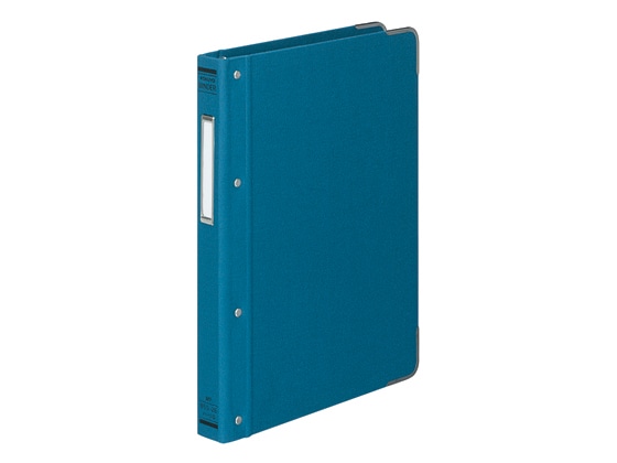 コクヨ バインダーMP(布貼り) B5タテ 26穴 青 ハ-110B 1冊(ご注文単位1冊)【直送品】