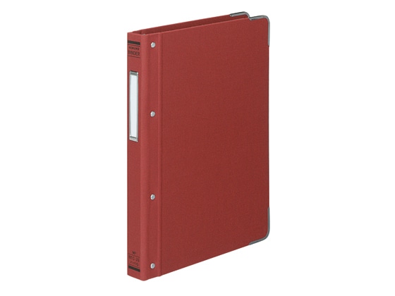 コクヨ バインダーMP(布貼り) B5タテ 26穴 赤 ハ-110R 1冊(ご注文単位1冊)【直送品】