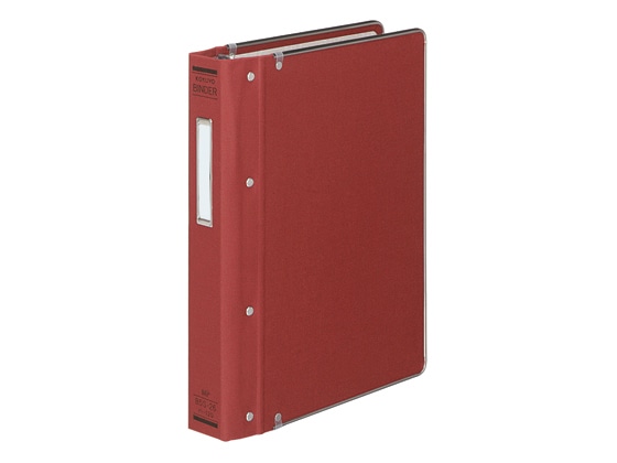 コクヨ バインダーMP(布貼り) B5タテ 26穴 赤 ハ-120R 1冊(ご注文単位1冊)【直送品】