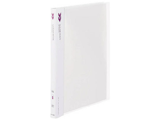 コクヨ クリヤーブック〈K2〉固定式 A4 20ポケット 透明 1冊(ご注文単位1冊)【直送品】