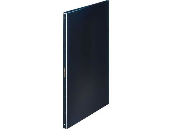 キングジム クリアーファイル ヒクタス(透明) A4 20ポケット ネイビー 7281T 1冊(ご注文単位1冊)【直送品】