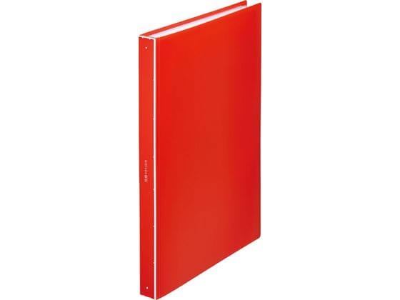 キングジム クリアーファイル ヒクタス(透明) A4 60ポケット 赤 7281-3T 1冊(ご注文単位1冊)【直送品】