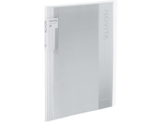 コクヨ クリヤーブック[ノビータ] A5 20ポケット 透明 ラ-NV22T 1冊（ご注文単位1冊)【直送品】