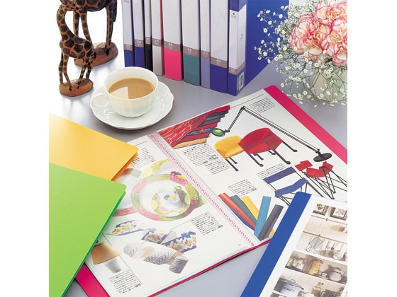 リヒトラブ リクエスト クリヤーブック B4タテ 20ポケット 青 6冊 1箱（ご注文単位1箱)【直送品】