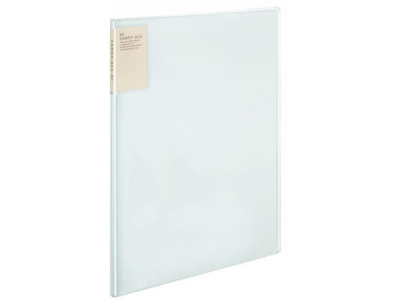 コクヨ クリヤーブック〈キャリーオール〉背ポケットタイプ B4 20ポケット 透明 1冊（ご注文単位1冊)【直送品】