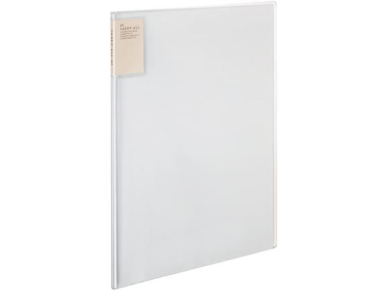 コクヨ クリヤーブック〈キャリーオール〉背ポケットタイプ A3 20ポケット 透明 1冊（ご注文単位1冊)【直送品】