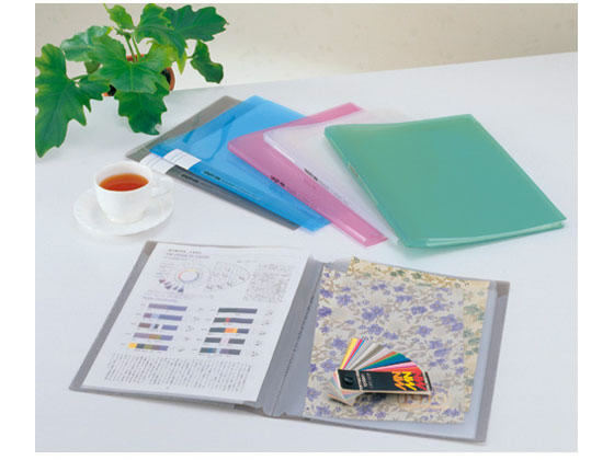 セキセイ セパル アウトインホルダー A4 6ポケット ピンク PAL-206-PK 1冊(ご注文単位1冊)【直送品】