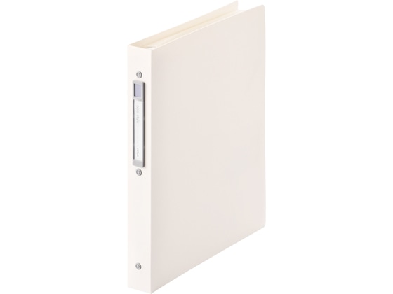 リヒトラブ noie-styleクリヤーブック差替式A4 背幅35 ホワイト 1冊(ご注文単位1冊)【直送品】