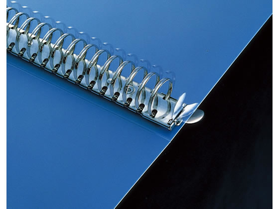 コクヨ クリヤーブック 差替式 A4 30穴 背幅27mm 青 1冊（ご注文単位1冊)【直送品】