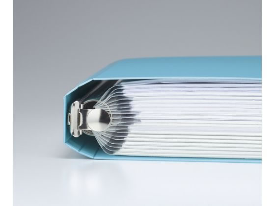 コクヨ クリヤーブック(NEOS)替紙式 ミドル A4 30穴 ターコイズブルー 1冊（ご注文単位1冊)【直送品】