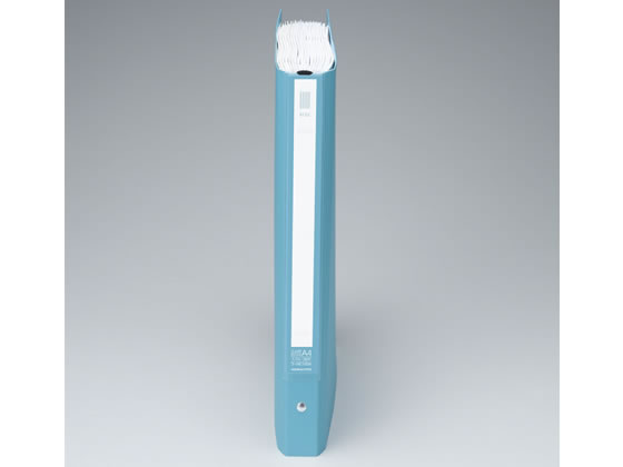 コクヨ クリヤーブック(NEOS)替紙式 ミドル A4 30穴 ターコイズブルー 1冊（ご注文単位1冊)【直送品】