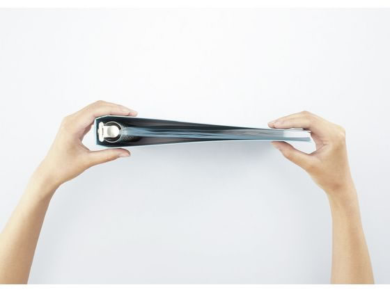 コクヨ クリヤーブック(NEOS)替紙式 ミドル A4 30穴 ネイビー 1冊（ご注文単位1冊)【直送品】