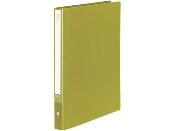 コクヨ クリヤーブック(NEOS)替紙式 ミドル A4 30穴 ライトオリーブ 1冊（ご注文単位1冊)【直送品】