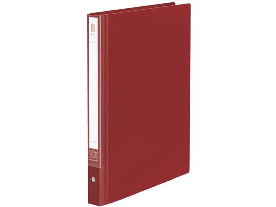 コクヨ クリヤーブック(NEOS)替紙式 ミドル A4 30穴 カーマインレッド 1冊(ご注文単位1冊)【直送品】